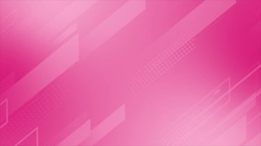 Animasyon kırmızısı köşegen çizgiler yavaşça geometrik teknoloji arkaplanını hareket ettiriyor