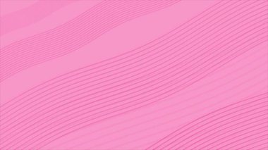 Animasyon kırmızısı soyut akış dalgaları fütüristik teknoloji arka planı döngüye aldı