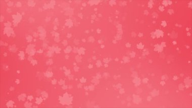 Canlandırılmış kırmızı renk yavaşça düşen beyaz renk zarif doğal arkaplan bırakır