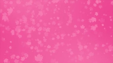 Canlandırılmış Magenta kırmızı rengi yavaşça düşen beyaz renk zarif doğal arkaplan bırakır