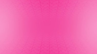 Soyut kutucuk desenli fütüristik arkaplan ile canlandırılmış Magenta kırmızı renkli 3d boşluk