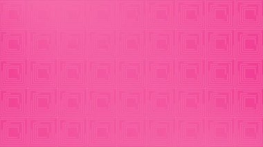 Canlandırılmış Magenta kırmızı renkli kare kare desen geometrik basit tasarım arkaplanı