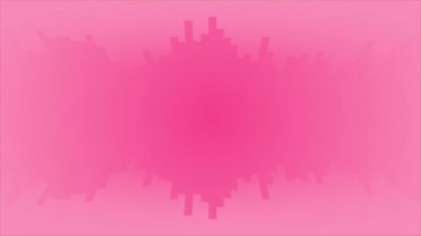 Canlandırılmış Magenta kırmızı renk müzik eşitleyici geometrik müzik arkaplanı