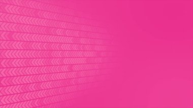 Canlandırılmış 3D Magenta kırmızı renkli fayanslar yavaşça geometrik boş uzay fütüristik arkaplanı hareket ettiriyor