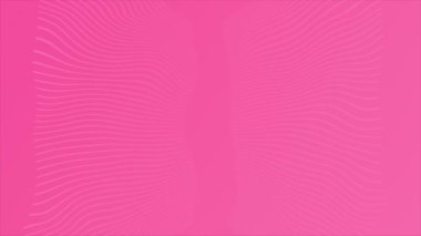 Canlandırılmış Magenta kırmızı renkli dalgalı çizgiler soyut desen geometrik geleceksel arkaplan