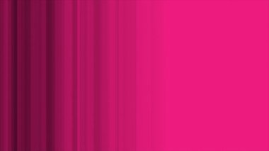 Animasyon Magenta kırmızı renk şeritleri gelecekteki geometrik arka planda ortaya çıkan ve kaybolan tekrar eden şekiller
