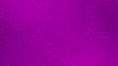 Canlandırılmış Pembe renk altıgen şekiller fütüristik geometrik arkaplan