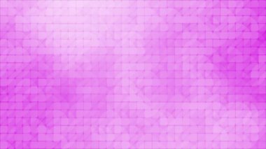 Canlandırılmış Pembe renk küçük soyut şekiller geometrik döngüsel soyut arkaplan