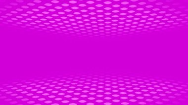 Canlandırılmış Temiz ve klas 3D kutu deseni soyut perspektif pembe renk arka planı