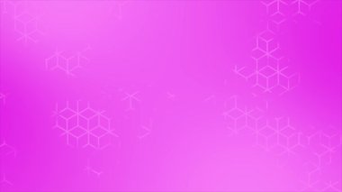 Animasyon pembe renk altıgen tasarım soyut model geometrik arkaplan