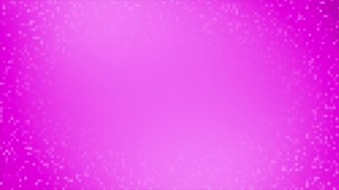 Canlandırılmış Basit kutu deseni geometrik dijital pembe renk döngüsü arkaplan ve sunum için temiz alan