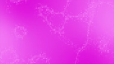 Animasyon pembe soyut desen yüksek teknoloji kareler kutu deseni büyük veri döngüsü arka plan