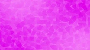 Animasyon pembe renk soyut düşük poli tasarımı karmaşık geometrik döngü arkaplanı sallıyor