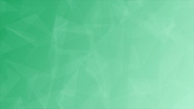 Canlandırılmış Basit ve zarif düşük polimetrik arkaplan, Turkuaz renk hareket eden şekiller soyut arkaplan