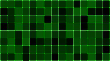  Animasyon yüksek teknoloji küçük kareler HUD fütüristik teknoloji arka planı