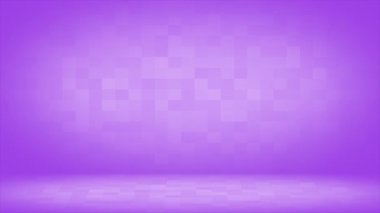 Canlandırılmış mor renk basit ve klas boş oda iş arkaplanı, zarif döngü tabanlı arkaplan