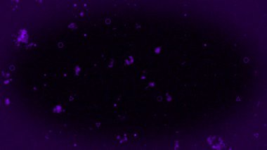 Canlandırılmış Süper cool posterize çerçeveler çok şekilli geometrik slayt gösterisi döngülü arkaplan