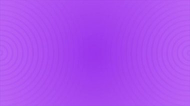 Canlandırılmış Basit ve zarif dairesel çizgiler mor renkli geometrik döngü arkaplanı