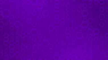 Canlandırılmış mor renk altıgen şekiller geleceksel geometrik arkaplan