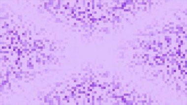 Canlandırılmış Mor renk yavaşça kare kutu tasarımı yüksek teknoloji arkaplanı