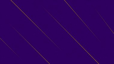 Lüks mor arka planda köşegen üzerine yavaşça hareket eden altın çizgiler