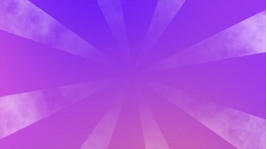 Canlandırılmış Modern karikatür tarzı merkezi yoğunlaştırılmış döner çizgiler mor fütüristik radyal döngü arkaplan