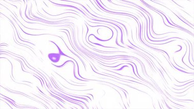  Animasyon Mor renk 2d soyut karikatür köşegen çizgileri beyaz renkli soyut döngü tablosu tablosu