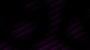  Animasyon Pembe renk paralel çizgiler siyah arkaplan üzerinde akıyor, döngü rengi koyu arkaplan 