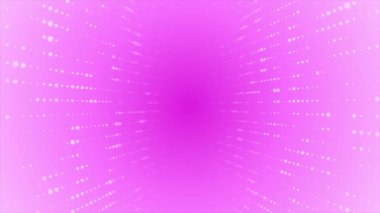 Canlandırılmış Pembe renkli parlak yüksek teknolojili dijital parçacıklar, görünen ve kaybolan 3D sim parçacıkları arkaplan