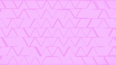  Animasyon Pembe renk basit ve zarif üç boyutlu üçgenler profesyonel veya iş amaçlı geometrik geleceksel arkaplan