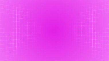 Canlandırılmış Pink renk çizgileri ve noktalar ızgarası fütüristik geometrik arkaplanı yavaşça hareket ettiriyor