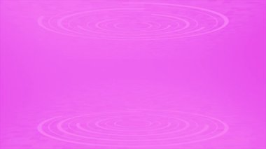 Canlandırılmış pembe renk 3d boş uzay sahnesi dairesel disk teknolojisi arkaplanı ile