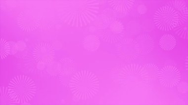 Canlandırılmış pembe renk yavaşça düşüyor pembe çiçek desenli zarif doğal arkaplan