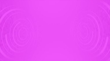 Canlandırılmış Pembe renk 3d boş alan dairesel disk teknolojisi arkaplanı ile