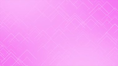 Sunum için canlandırılmış pembe renk basit ve zarif geometrik fütüristik arkaplan