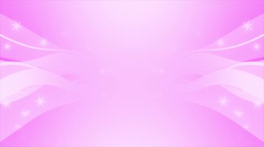 Animasyon Pembe renk soyut parlak dalgalı desen boş uzay sunum arkaplanı