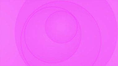  Canlandırılmış Pembe daireler hareketli desen geometrik basit ve zarif arkaplan