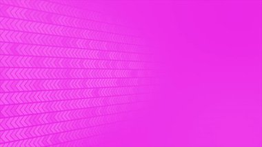 Canlandırılmış 3 boyutlu pembe karolar yavaşça geometrik boş uzay fütüristik arkaplanı hareket ettiriyor