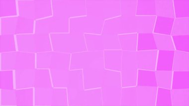  animasyon Pembe renk soyut tasarım kare kare kare desen geometrik döngü sunum için kullanılabilir arkaplan