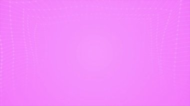  Animasyon Pembe renkli yüksek teknolojili ağ tünel geometrik geleceksel teknoloji arka planı