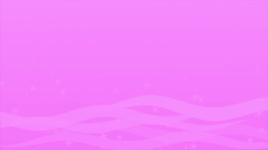 Animasyon pembe dalgalı desenli yumuşak lüks, dokulu geometrik arka plan, parlak yıldızlı arka plan. 