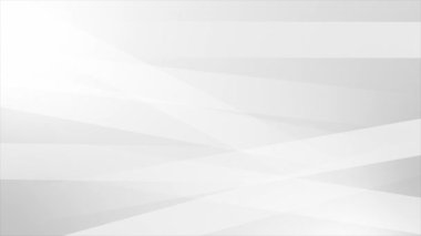 Canlandırılmış Beyaz Renk Çapraz Çizgileri Karmaşık Desensel Tasarım Geometrik Döngü Arkaplanı