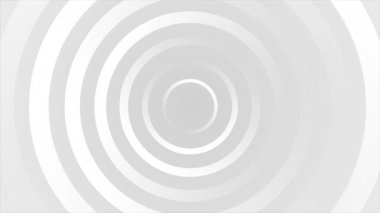  Canlandırılmış Beyaz Renk Karmaşık ve Zarif Çoklu Çember Tasarım Döngüsü Tablosu