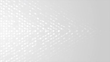 Canlandırılmış beyaz renkli üçgen yineleyici çizgiler kare kutu desenli modern tasarım geometrik arkaplan