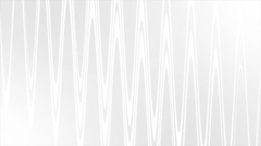  Canlandırılmış beyaz renk soyut çapraz hareket eden dalgalı çizgiler modern tasarım döngüsü geometrik arkaplan