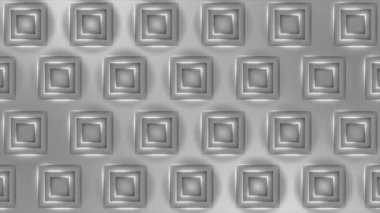  Canlandırılmış beyaz renk 3d kare şekilli çoklu parlayan lüks çizgiler modern tasarım döngüye dayanıklı geometrik arkaplan