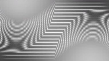 Canlandırılmış beyaz renk çoklu paralel çizgiler soyut desen boş alan modern tasarım döngüsü sunum amacı için geometrik arkaplan