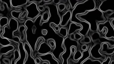 Canlandırılmış beyaz renk soyut desenli modern tasarım döngüsü koyu soyut arkaplan