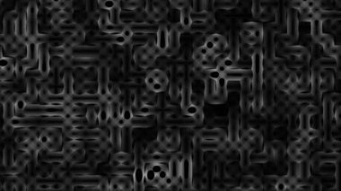  Canlandırılmış beyaz renk, hareket eden soyut desen modern tasarım döngüsü, karanlık soyut arkaplan