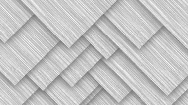 Canlandırılmış beyaz renk kare şekilli paralel çizgiler, gradyan tasarım geometrik arkaplan